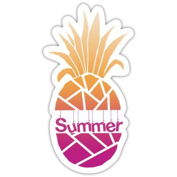 Summer - Sticker Größe S (10 x 10 cm) - Mattweiß - Vorne
