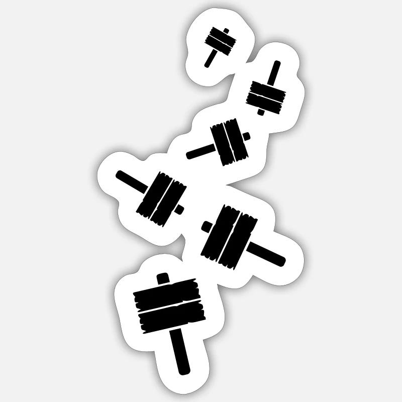 Icône de signalisation - Sticker taille S (10 x 10 cm) - blanc mat