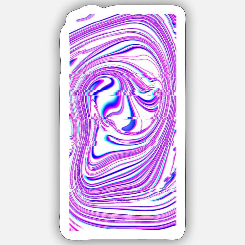Chroma - Sticker Größe S (10 x 10 cm) - Mattweiß