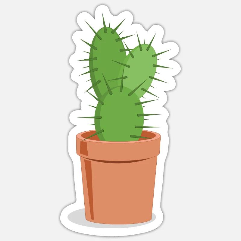 Prickly cactus Sticker size S (10 x 10 cm)