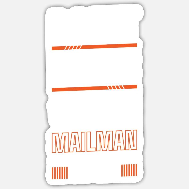 Postman Package - Sticker size S (10 x 10 cm) - white matte