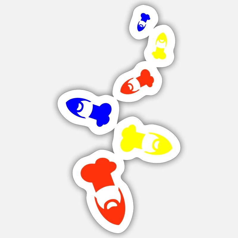 Sticker Größe S (10 x 10 cm) - 