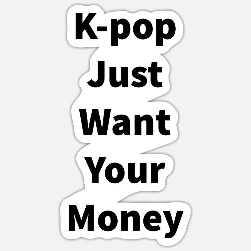Koreanisch - Sticker Größe S (10 x 10 cm) - Mattweiß