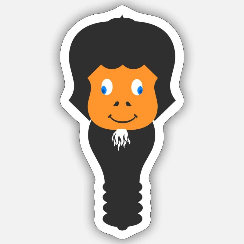 per4 - Sticker taille S (10 x 10 cm) - blanc mat