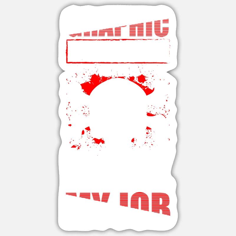 Illustrateur Designer Dessinateur Sticker taille S (10 x 10 cm)