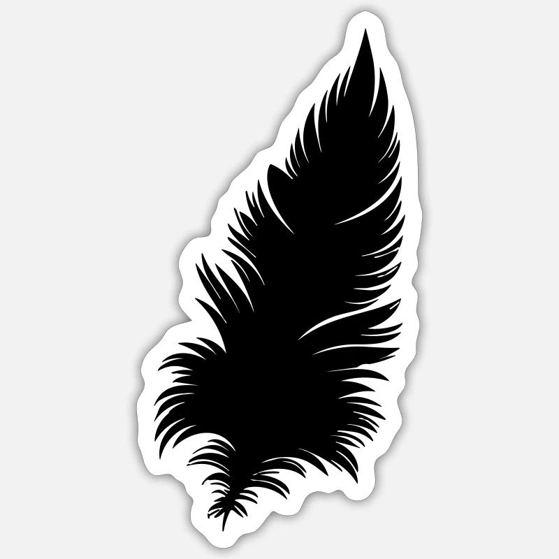 PLUME Sticker taille S (10 x 10 cm)