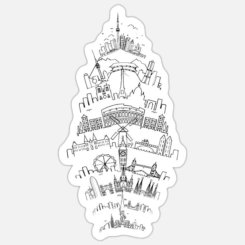 Sticker Größe S (10 x 10 cm) - 