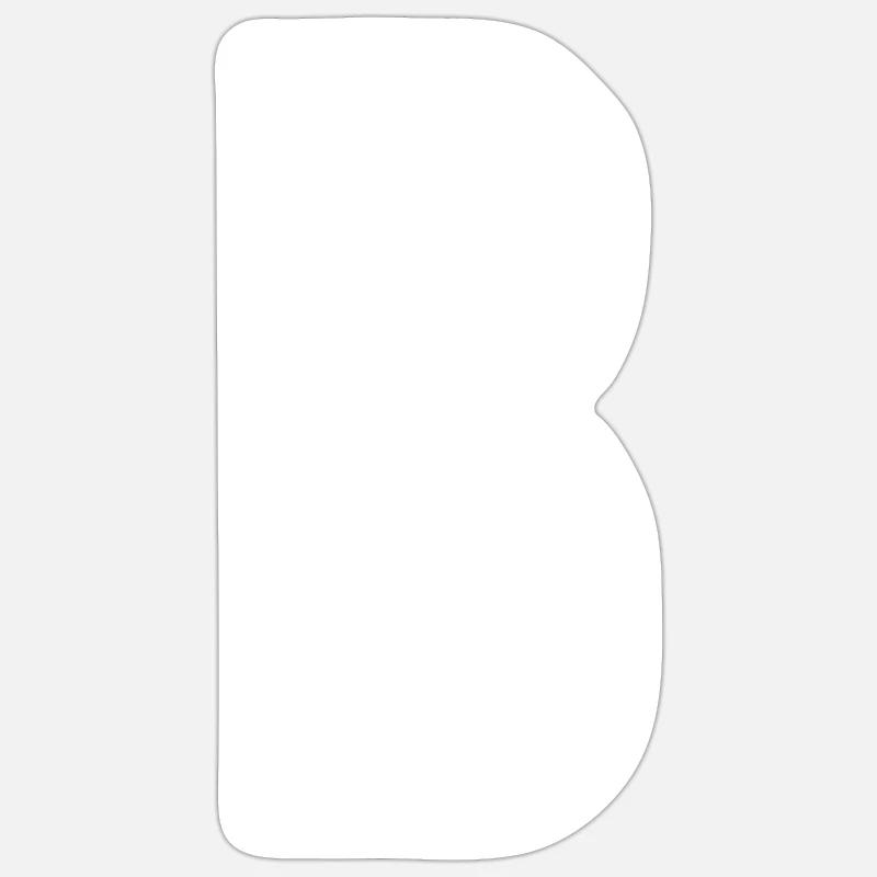 B-Brief - Sticker Größe S (10 x 10 cm) - Mattweiß