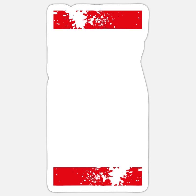 FCK PTN - Sticker taille S (10 x 10 cm) - blanc mat