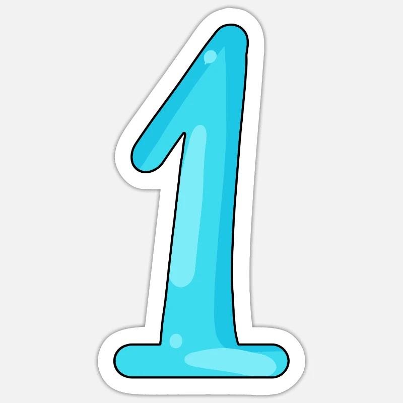 1 - Sticker taille S (10 x 10 cm) - blanc mat