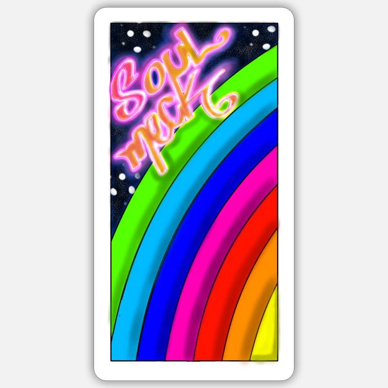 Regenbogen Sticker Größe S (10 x 10 cm)