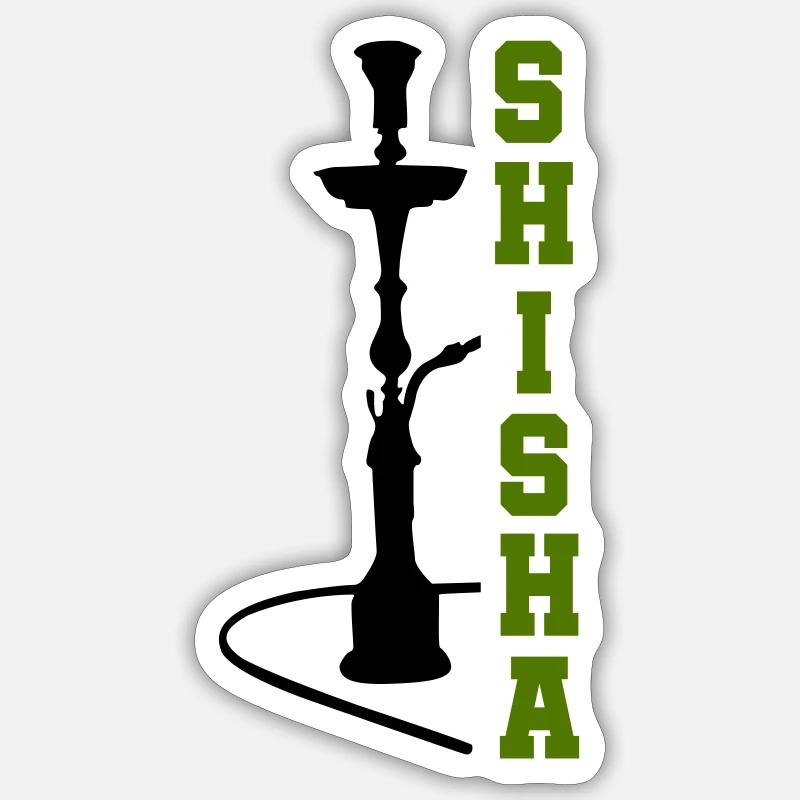 hookah Sticker size S (10 x 10 cm)