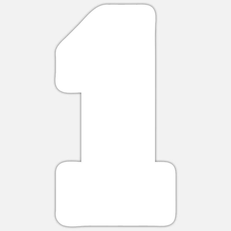 1 - Sticker size S (10 x 10 cm) - white matte
