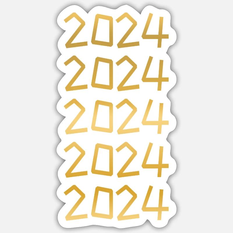 2024 - Sticker taille S (10 x 10 cm) - blanc mat