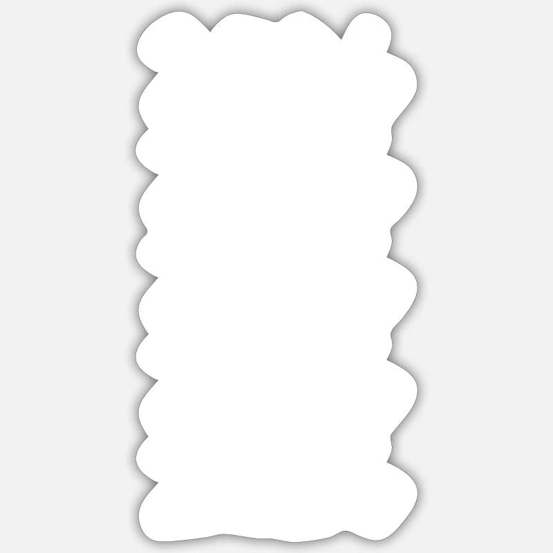 Rétro 2026 - Sticker taille S (10 x 10 cm) - blanc mat