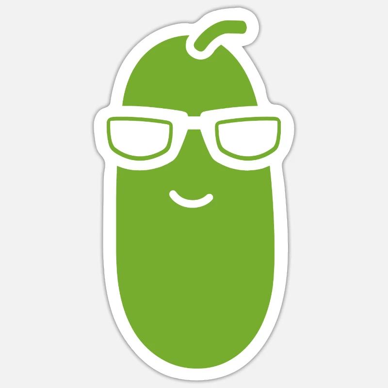 Cornichon Sticker taille S (10 x 10 cm)