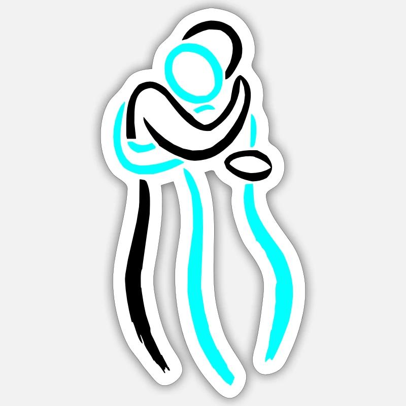 Liebe - Sticker Größe S (10 x 10 cm) - Mattweiß