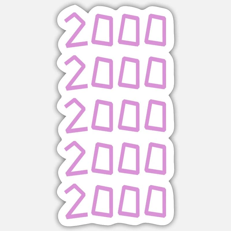 2000 Sticker size S (10 x 10 cm)
