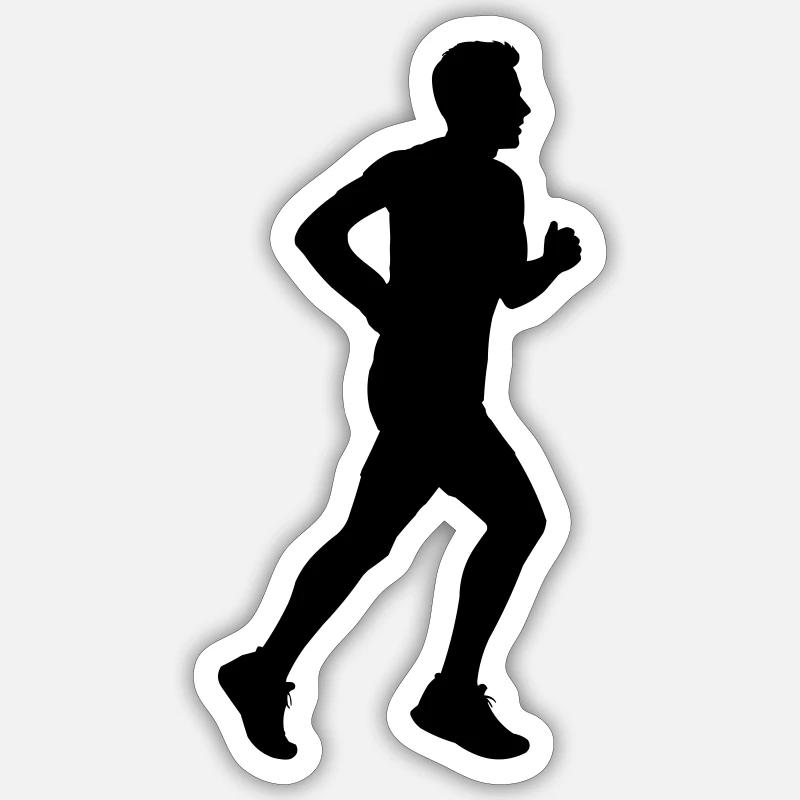 jogger Sticker Größe S (10 x 10 cm)