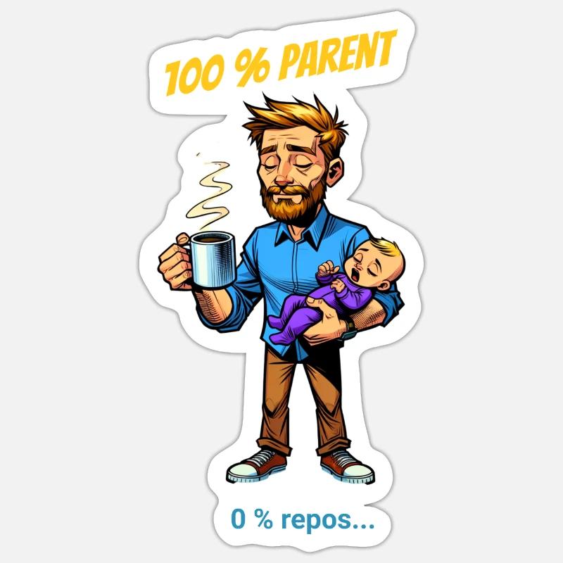 Sticker taille S (10 x 10 cm) - 