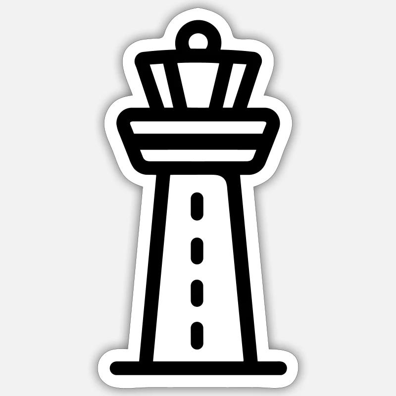 Control Tower Sticker size S (10 x 10 cm)