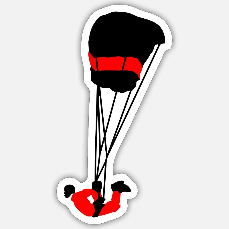 Swooping - Sticker Größe S (10 x 10 cm) - Mattweiß