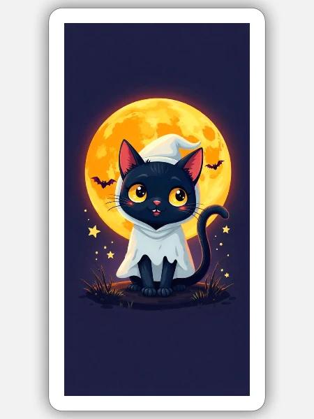 - Sticker size S (10 x 10 cm) - white matte