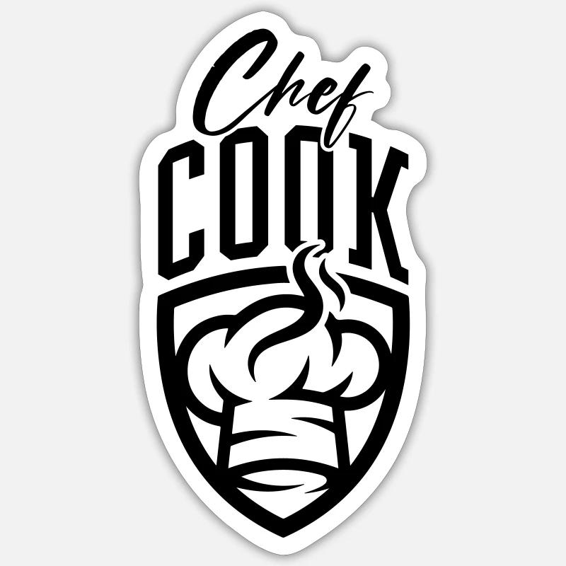 Chef Chef Sticker size S (10 x 10 cm)