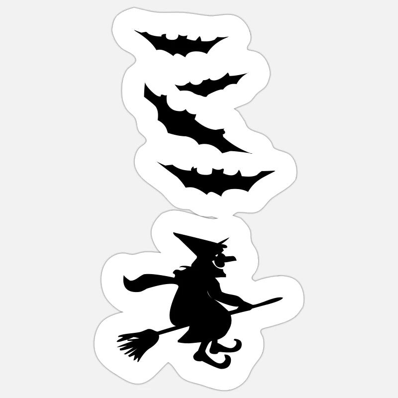Heks Sticker størrelse S (10 x 10 cm)