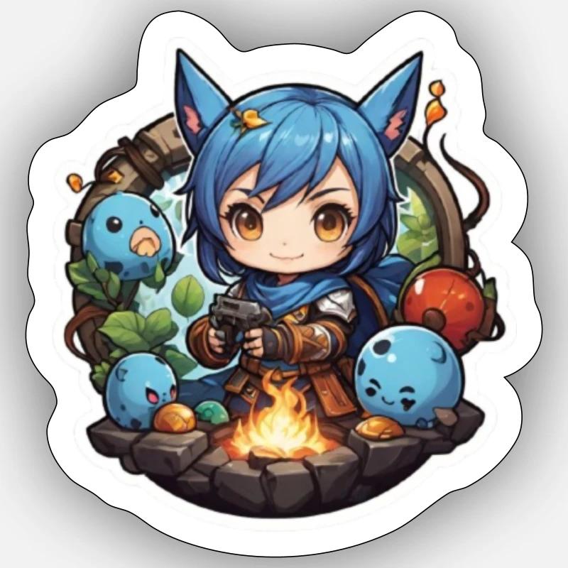 Sticker Größe S (10 x 10 cm) - 