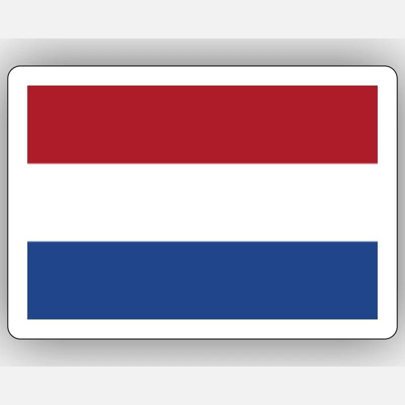 Dutch Pride - Sticker size S (10 x 10 cm) - white matte