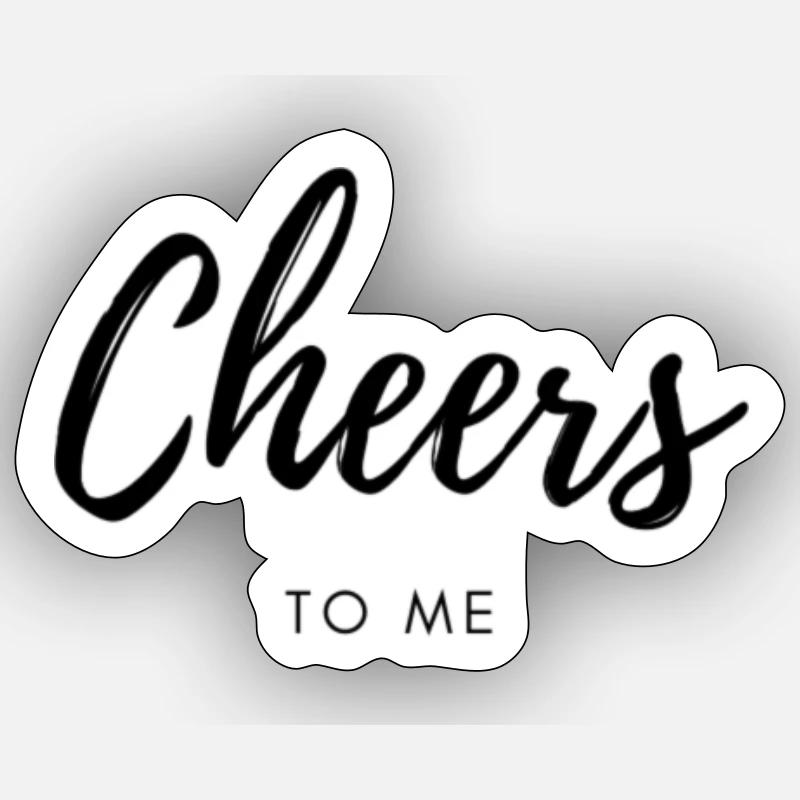Bravo à moi - Sticker taille S (10 x 10 cm) - blanc mat