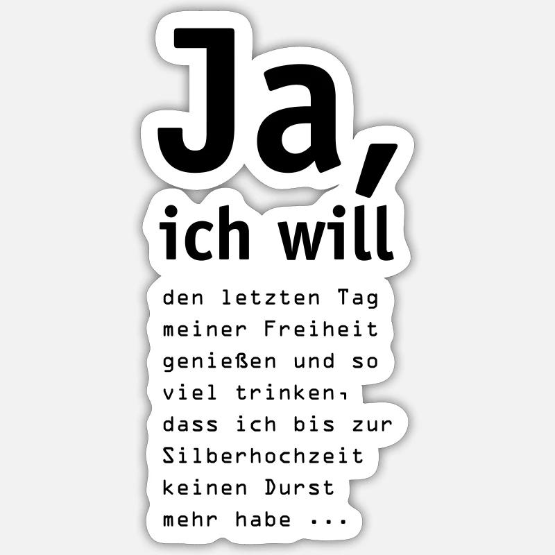 Sticker Größe S (10 x 10 cm) - 