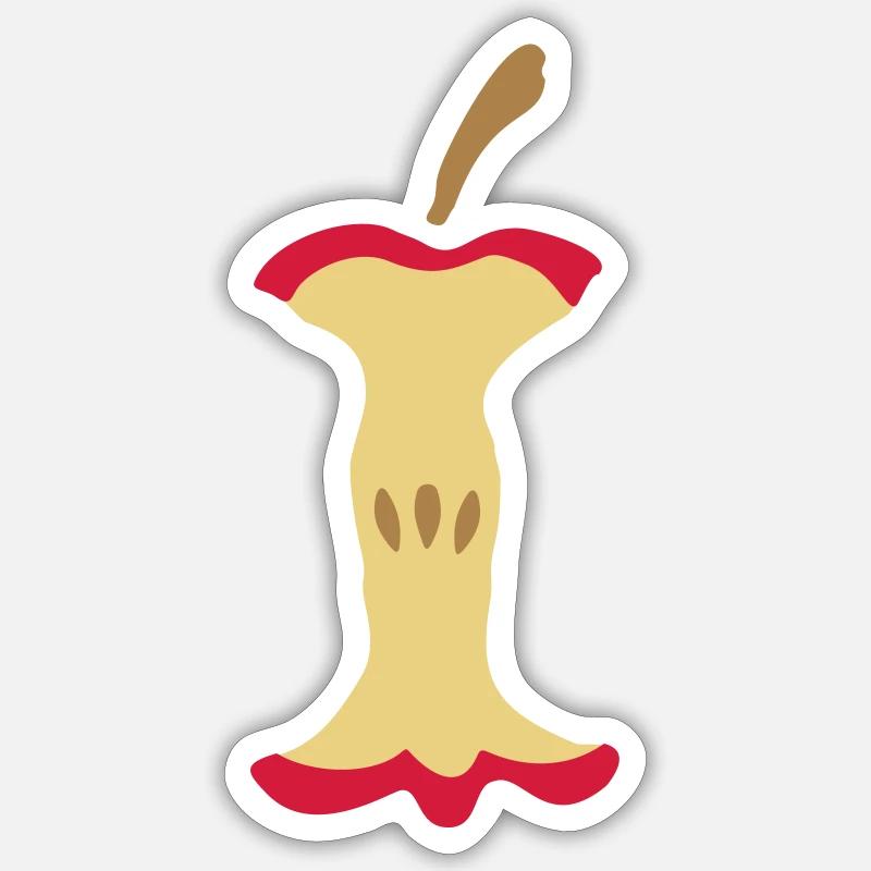 Apfel - Apfelgriebsch Sticker Größe S (10 x 10 cm)