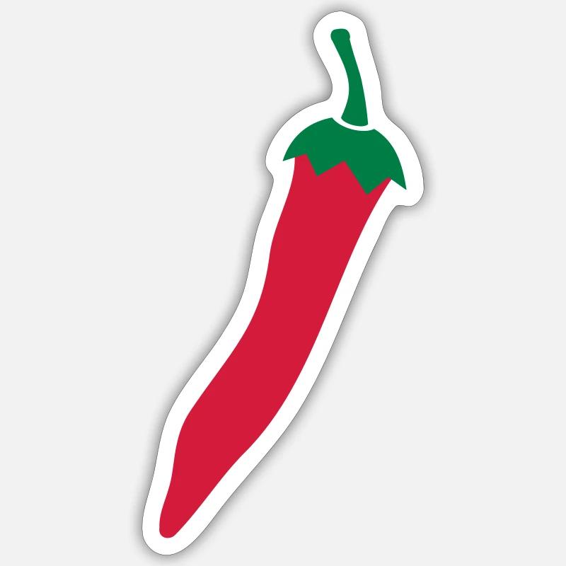 Chilli pepper chilli Sticker size S (10 x 10 cm)