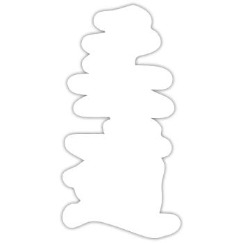 Judo Écriture Japonaise (Blanc) - Sticker taille S (10 x 10 cm) - blanc mat - Devant