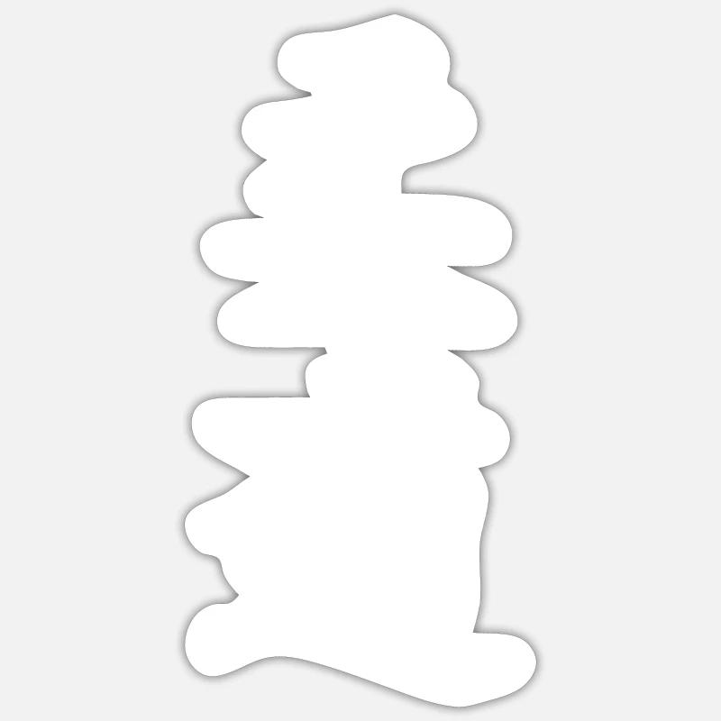 Judo Écriture Japonaise (Blanc) - Sticker taille S (10 x 10 cm) - blanc mat