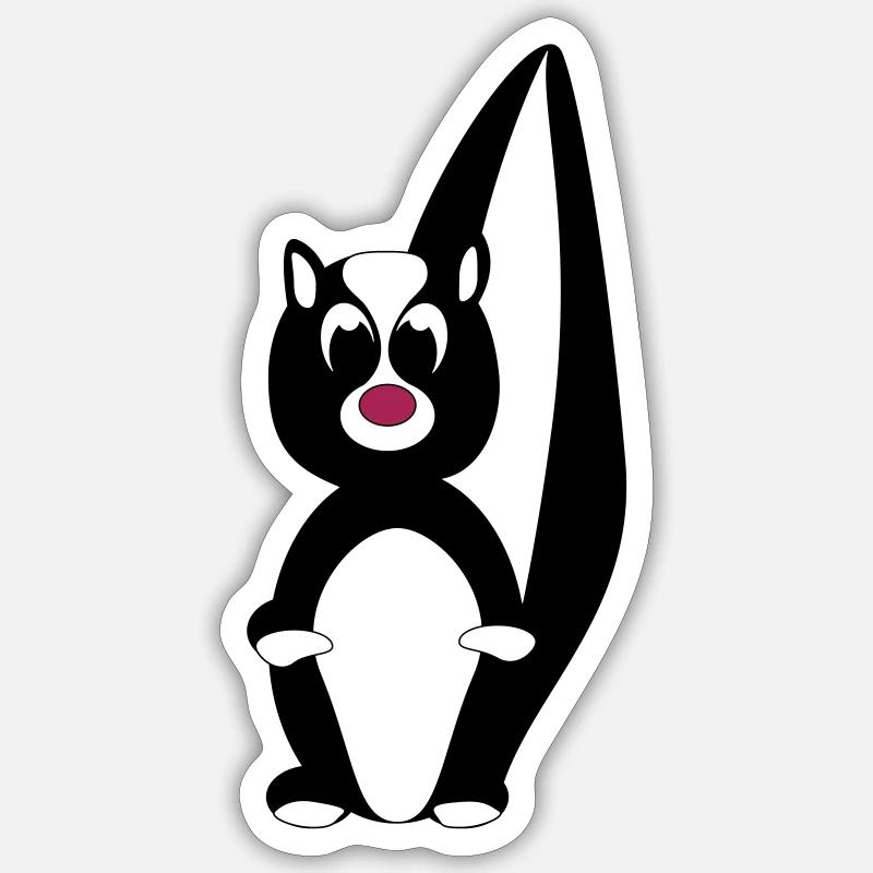 L’écureuil puant Sticker taille S (10 x 10 cm)