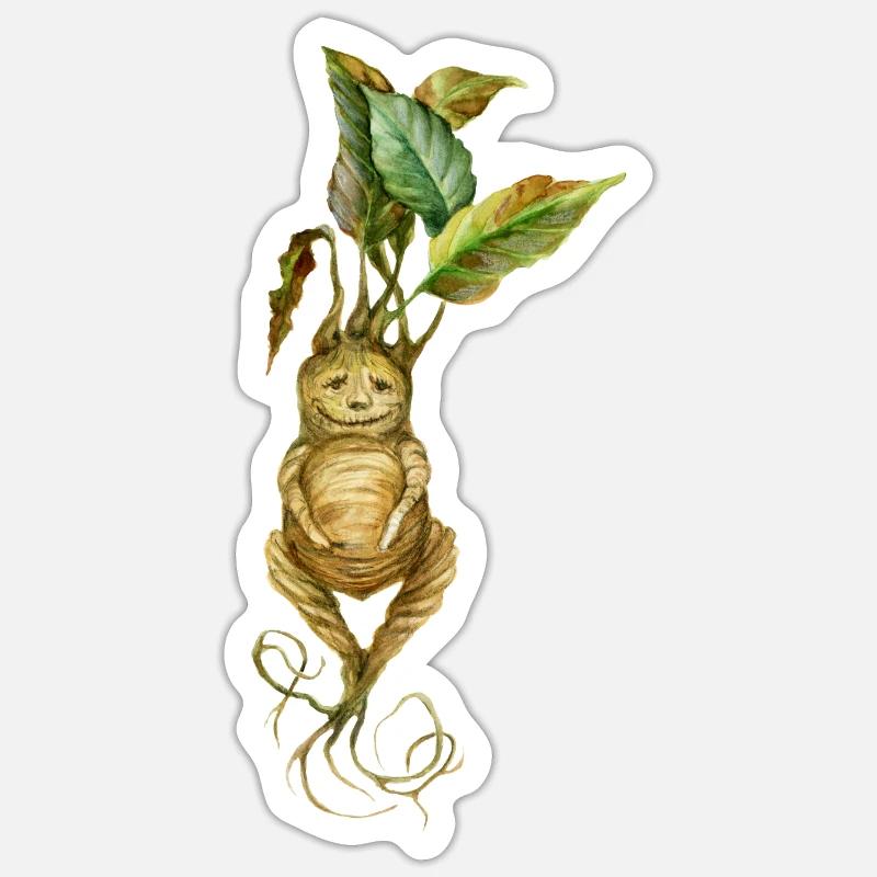 Root Creature Fantasy Mythical Creature Design Sticker size S (10 x 10 cm)