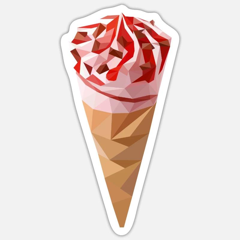 Polyart Glace - Sticker size S (10 x 10 cm) - white matte