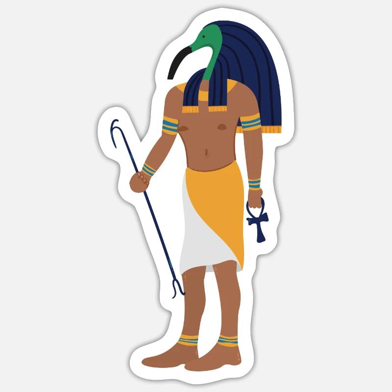 Thoth - Sticker size S (10 x 10 cm) - white matte