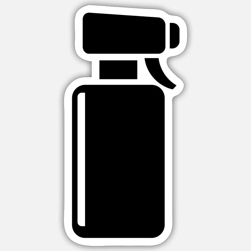 styliste de pulvérisation Sticker taille S (10 x 10 cm)