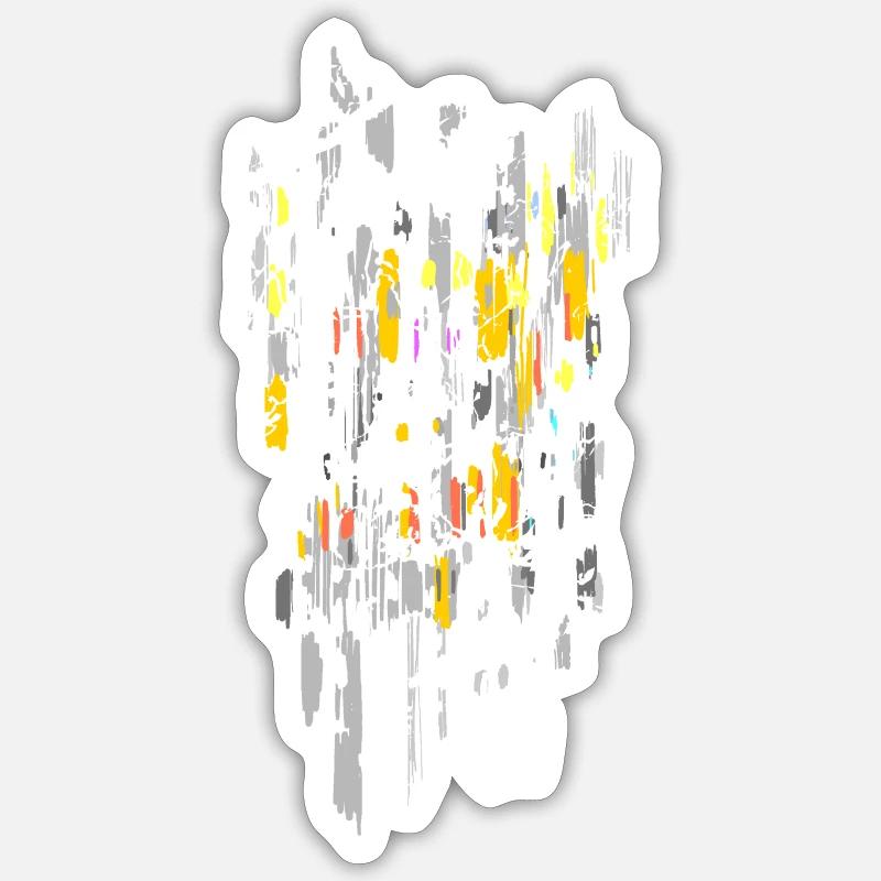 Peinture - Sticker taille S (10 x 10 cm) - blanc mat