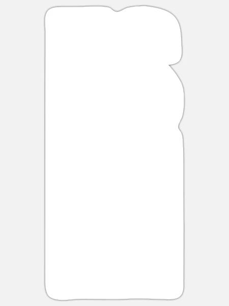 Es eskaliert eh - Sticker Größe S (10 x 10 cm) - Mattweiß