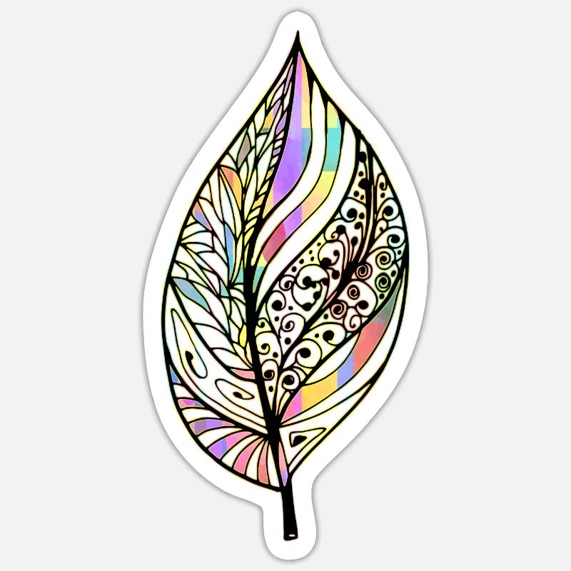 Leaf Sticker size S (10 x 10 cm)