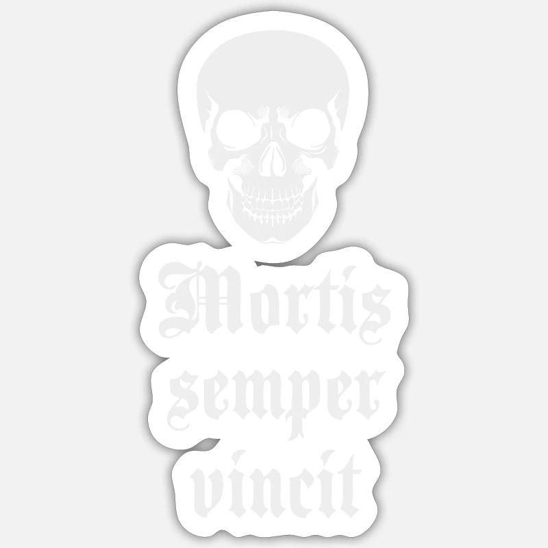 Mort du crâne Sticker taille S (10 x 10 cm)