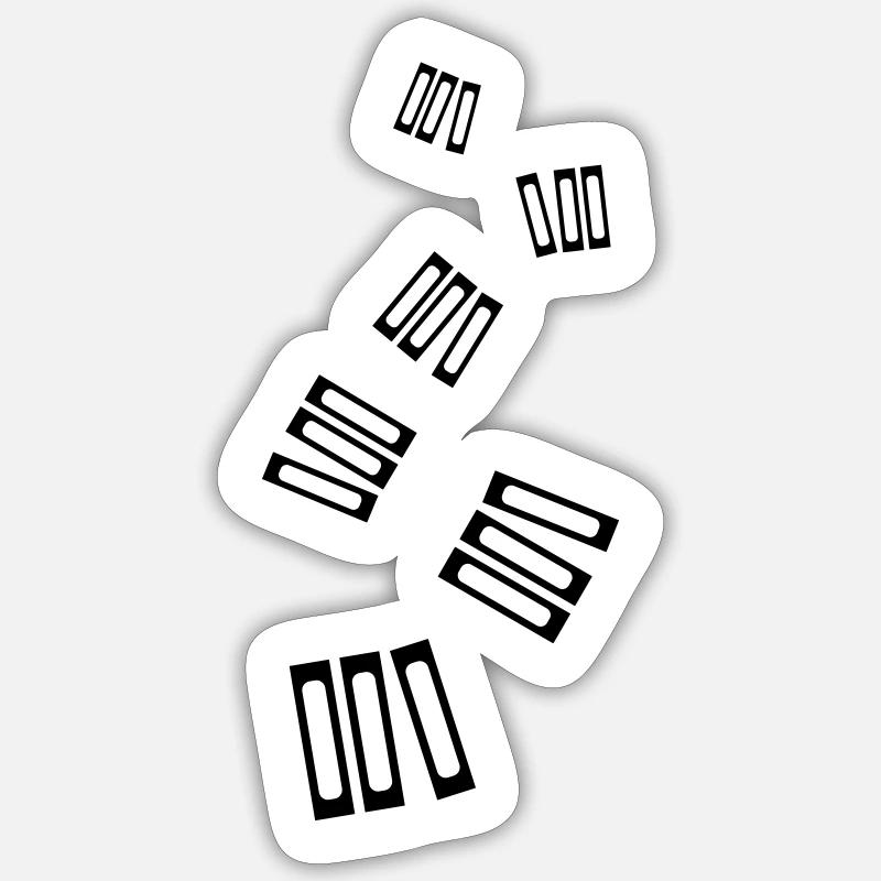 Read books - Sticker size S (10 x 10 cm) - white matte