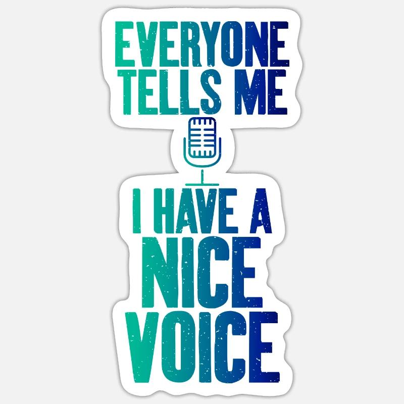 I have a beautiful - Sticker size S (10 x 10 cm) - white matte