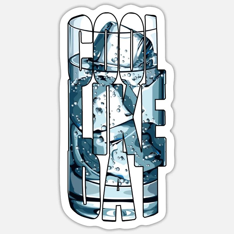 Cool wie Dat Sticker Größe S (10 x 10 cm)