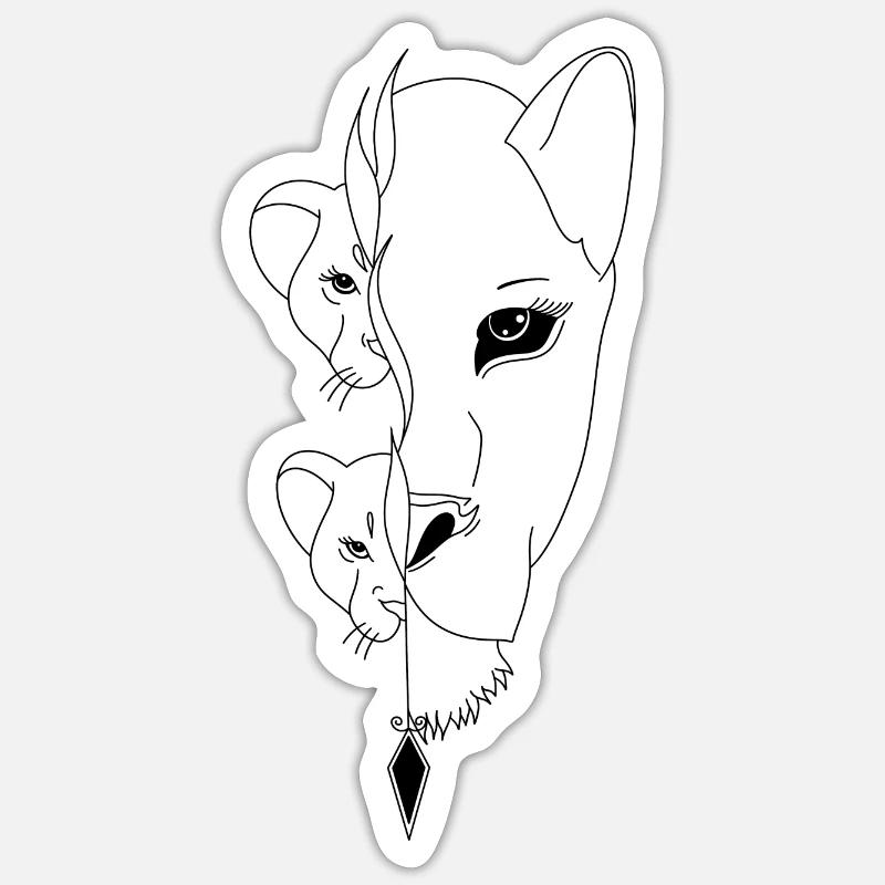 Sticker Größe S (10 x 10 cm) -